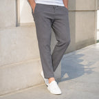 Arlington Lightweight Linen Trousers - Gray - cotton linen blend - Brondals - Image 4