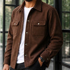 Ashby Relaxed Shirt Jacket - Rich Coffee - Catalog Group: Clothing - Brondals - Image 2