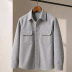 Ashby Relaxed Shirt Jacket - Charcoal Gray - Men's Clothing > Outerwear > Shirt Jackets - Brondals - Image 1