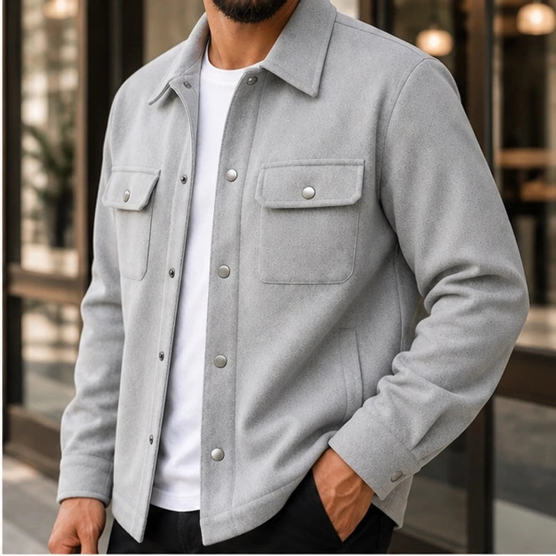 Ashby Relaxed Shirt Jacket - Charcoal Gray - Catalog Group: Clothing - Brondals - Image 2