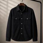 Ashby Relaxed Shirt Jacket - Classic Black - Men's Clothing > Outerwear > Shirt Jackets - Brondals - Image 1