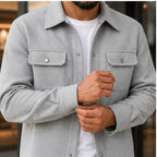 Ashby Relaxed Shirt Jacket - Charcoal Gray - Department: Men - Brondals - Image 3