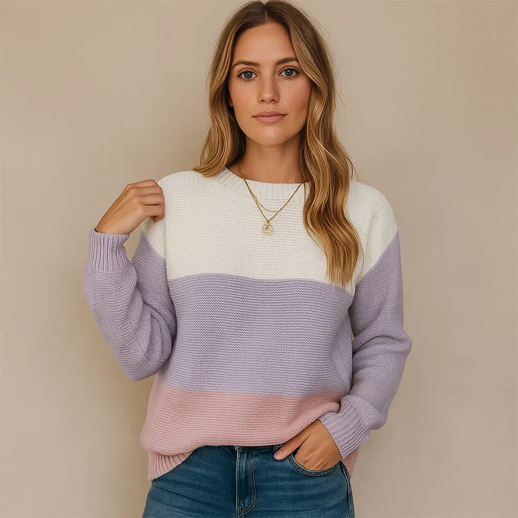 Oslo Tonal Shift Knit Sweater
