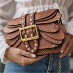 Aeshna Leather Crossbody Bag - Brown - handbag - Brondals - Image 6