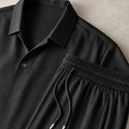 Atticus Mulberry Silk Pant Set - Black - women's set - Brondals - Image 2
