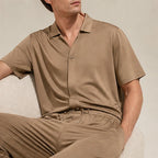 Atticus Mulberry Silk Pant Set - Brown - women's set - Brondals - Image 2