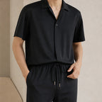 Atticus Mulberry Silk Pant Set - Black - pant set - Brondals - Image 5