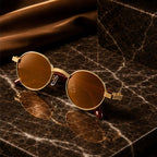 Deventio Retro Sunglasses - Orange - sunglasses - Brondals - Image 2