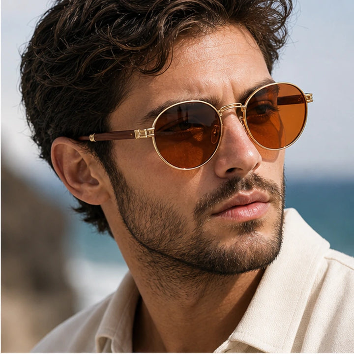 Deventio Retro Sunglasses - Orange - unisex sunglasses - Brondals - Image 7