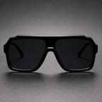 Certra Retro Sunglasses - Classic Black - Sunglasses - Brondals - Image 1