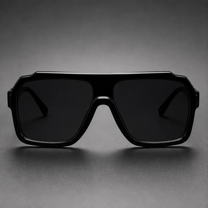 Certra Retro Sunglasses - Classic Black - Sunglasses - Brondals - Image 1