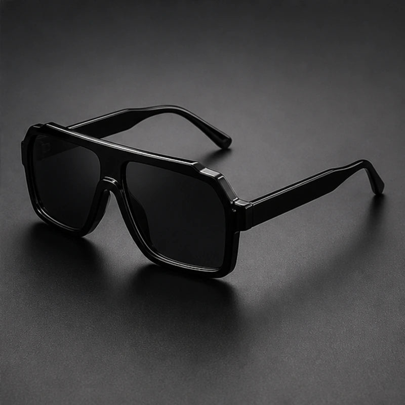 Certra Retro Sunglasses - Classic Black - sunglasses - Brondals - Image 2