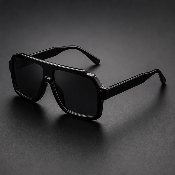 Certra Retro Sunglasses - Classic Black - sunglasses - Brondals - Image 2