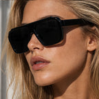 Certra Retro Sunglasses - Classic Black - oversized sunglasses - Brondals - Image 4