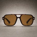 Palma Azure Aviator Sunglasses - Espresso Brown - uv400 - Brondals - Image 4