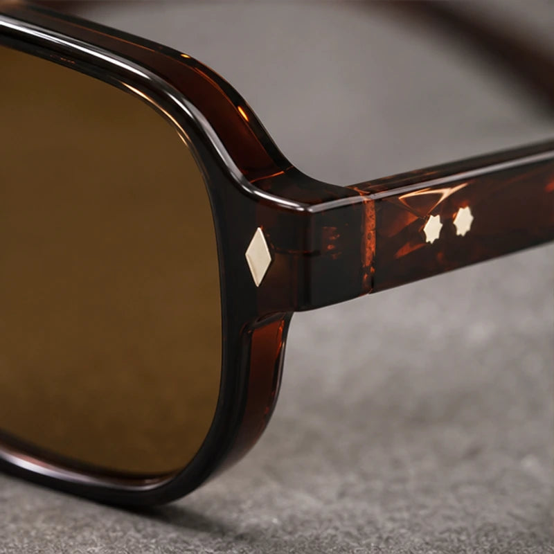 Palma Azure Aviator Sunglasses - Espresso Brown - aviator sunglasses - Brondals - Image 3