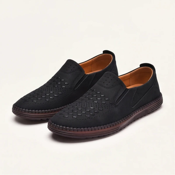 Brunwick Genuine Leather Loafers - Black - Shoes - Brondals - Image 1