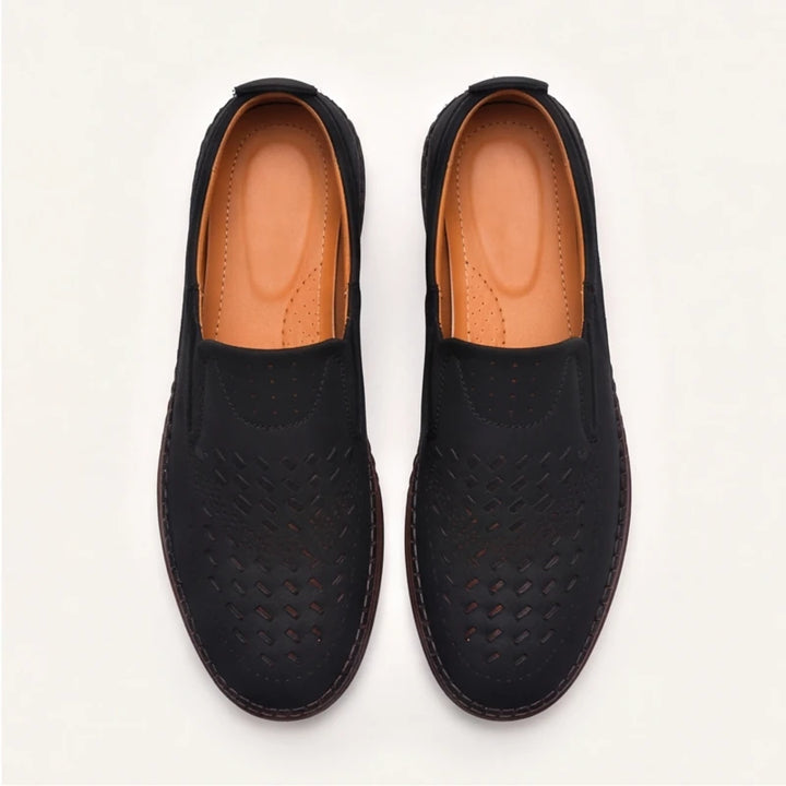 Brunwick Genuine Leather Loafers - Black - men's loafers - Brondals - Image 2
