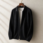 Barclay Cashmere Cardigan - Jet Black - Cardigan - Brondals - Image 1