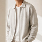 Barclay Cashmere Cardigan - Ivory Stone - cashmere cardigan - Brondals - Image 3