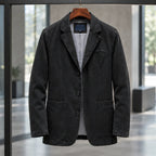 Barrett Men's Tailored Notch-Lapel Blazer - Black - Catalog Group: Clothing - Brondals - Image 2