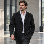 Barrett Men's Tailored Notch-Lapel Blazer - Black - Men's Clothing > Suits & Blazers > Blazers - Brondals - Image 1