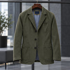Barrett Men's Tailored Notch-Lapel Blazer - Army Green - Catalog Group: Clothing - Brondals - Image 2