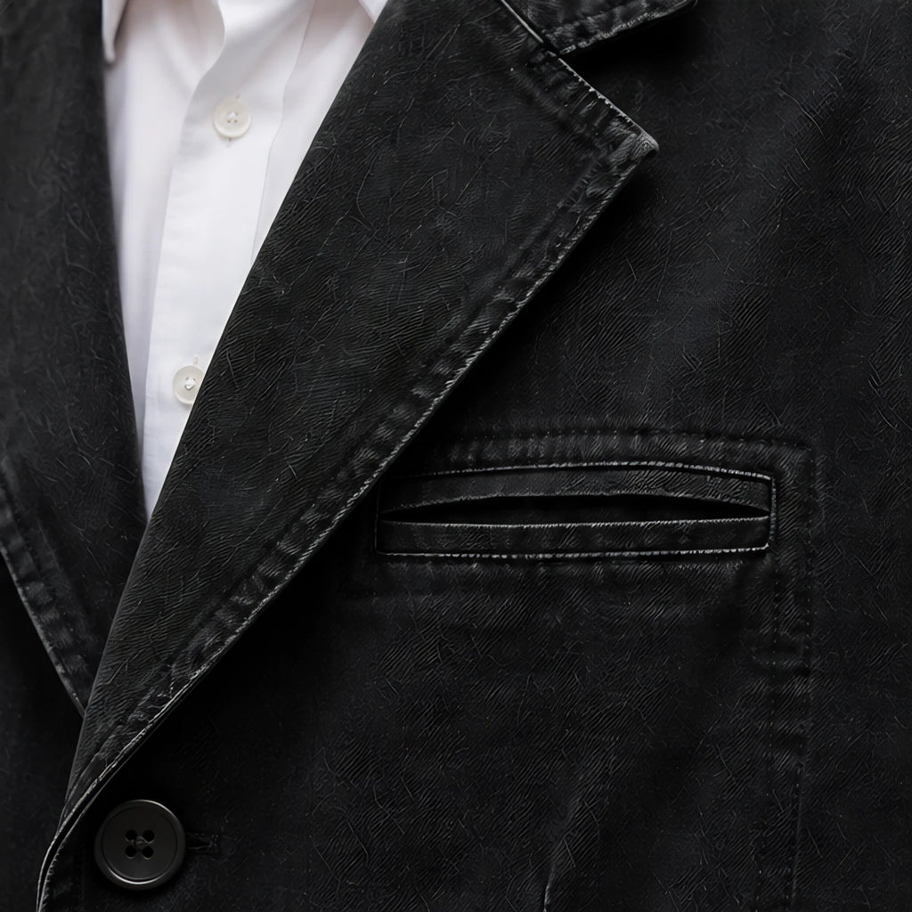 Barrett Men's Tailored Notch-Lapel Blazer - Black - Department: Men - Brondals - Image 3