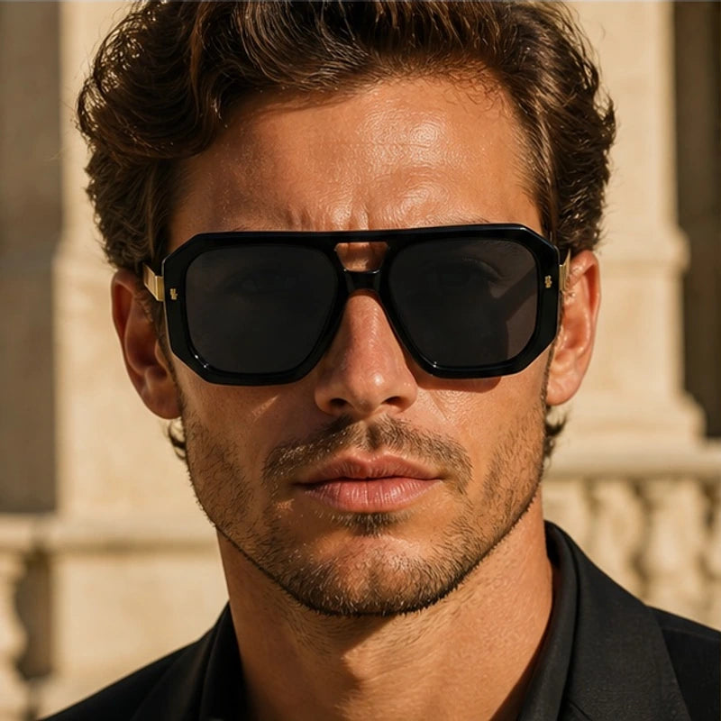 Biarritz Geometric Shades - Noir Fade - geometric frames - Brondals - Image 3