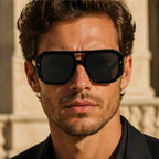 Biarritz Geometric Shades - Noir Fade - geometric frames - Brondals - Image 3