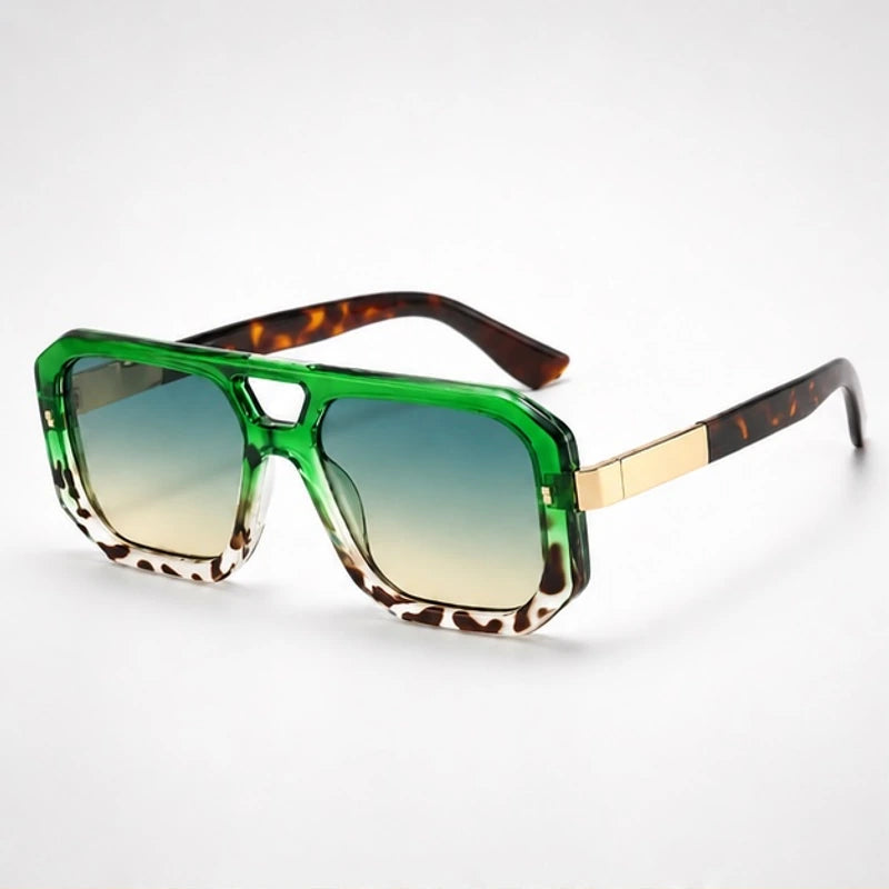 Biarritz Geometric Shades - Emerald Mirage - Sunglasses - Brondals - Image 1