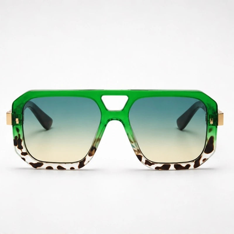 Biarritz Geometric Shades - Emerald Mirage - sunglasses - Brondals - Image 2