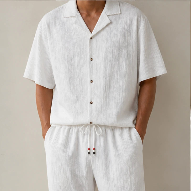 Blackwood Oversized Linen Set - White - linen set - Brondals - Image 3