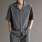 Blackwood Oversized Linen Set - Gray - linen set - Brondals - Image 3