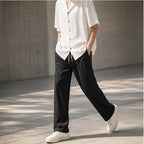 Blackwood Oversized Linen Set - White/Black - linen set - Brondals - Image 3