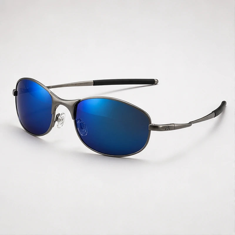 Ridgeline Polarized Sport Sunglasses - Blue - Sunglasses - Brondals - Image 1