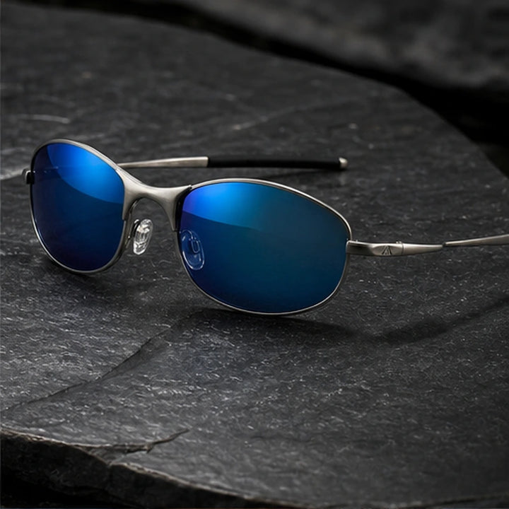 Ridgeline Polarized Sport Sunglasses - Blue - polarized sunglasses - Brondals - Image 2