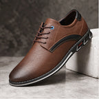 Regent Genuine Leather Shoes - Chestnut - Shoes - Brondals - Image 1