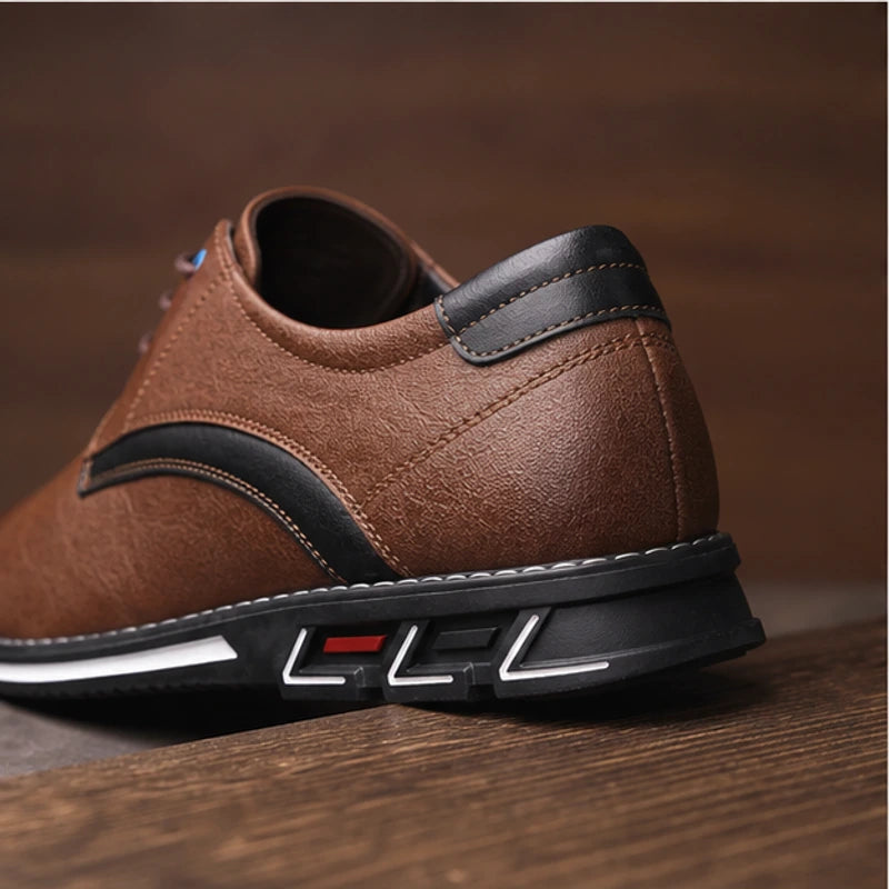 Regent Genuine Leather Shoes - Chestnut - leather shoes - Brondals - Image 3
