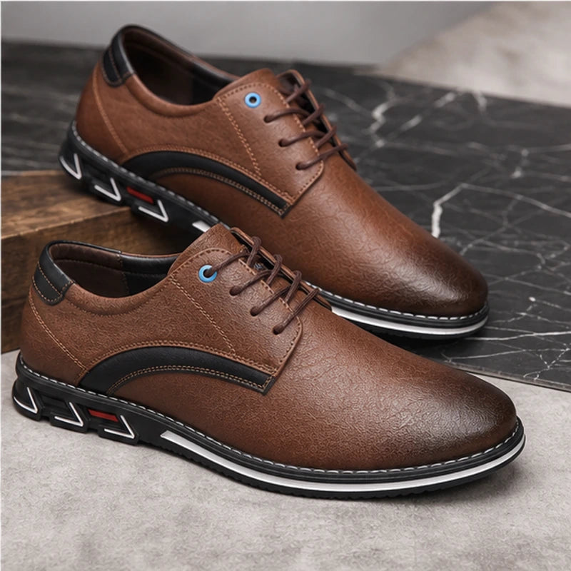 Regent Genuine Leather Shoes - Chestnut - dress shoes - Brondals - Image 4