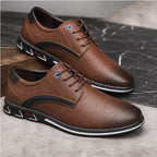 Regent Genuine Leather Shoes - Chestnut - dress shoes - Brondals - Image 4