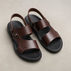 Branson Leather Sandals - Brown - Sandals - Brondals - Image 1