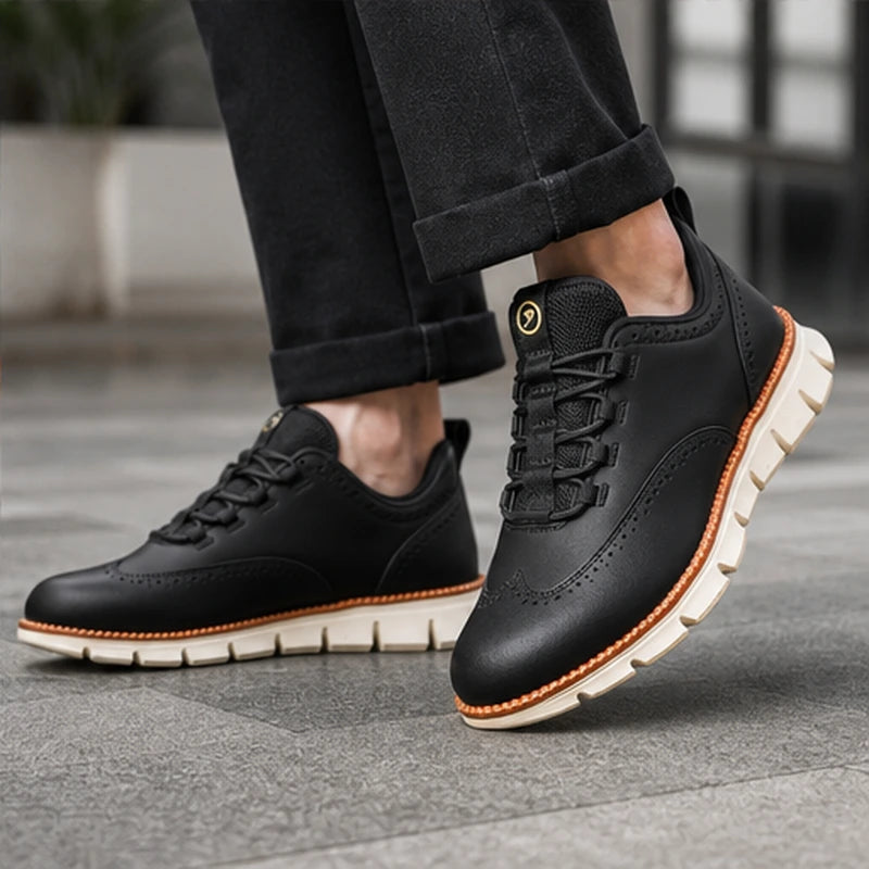 Brentwood Brogue Sneaker - Charcoal - brogue sneaker - Brondals - Image 4