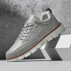 Brigham Court Leather Sneaker - Gray - men's sneakers - Brondals - Image 2