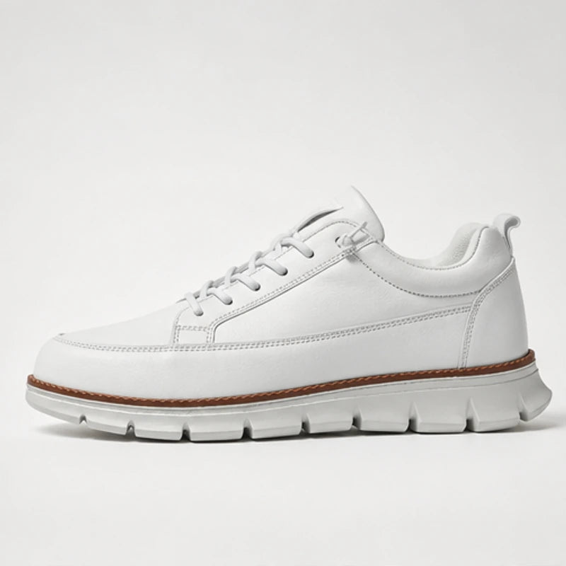 Brigham Court Leather Sneaker - White - Sneakers - Brondals - Image 1