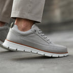 Brigham Court Leather Sneaker - Gray - Sneakers - Brondals - Image 1