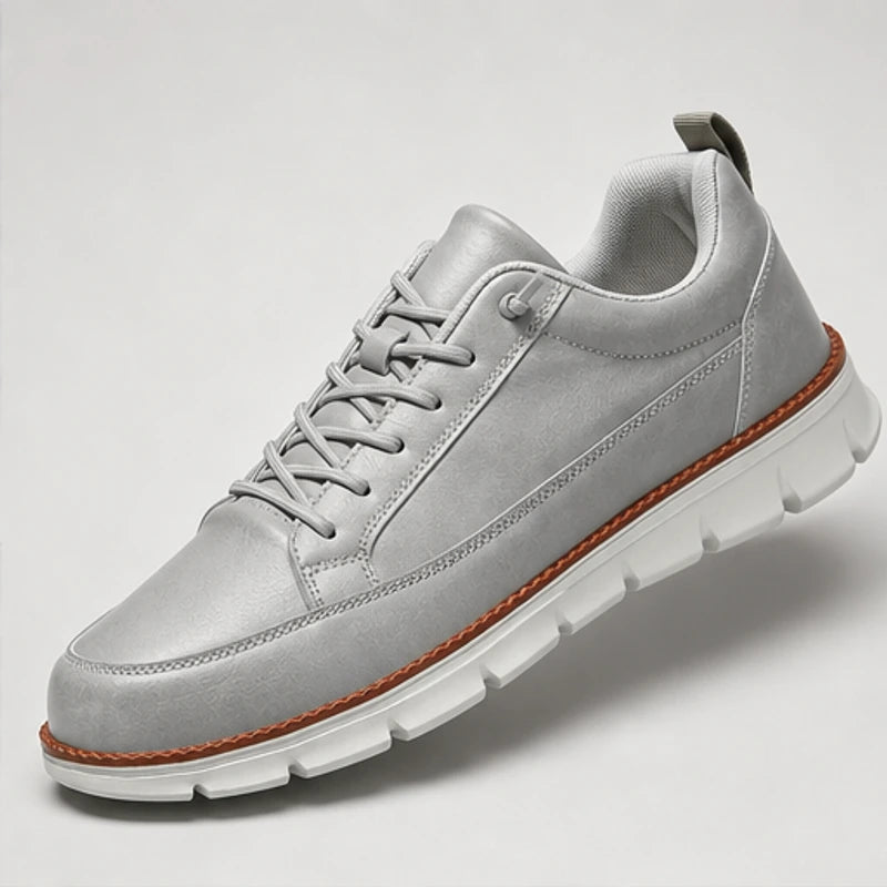 Brigham Court Leather Sneaker - Gray - leather sneaker - Brondals - Image 3