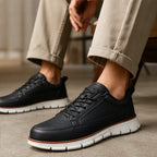 Brigham Court Leather Sneaker - Black - leather sneaker - Brondals - Image 3
