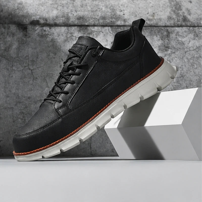 Brigham Court Leather Sneaker - Black - genuine leather - Brondals - Image 4
