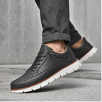 Brigham Court Leather Sneaker - Charcoal - men's sneakers - Brondals - Image 2